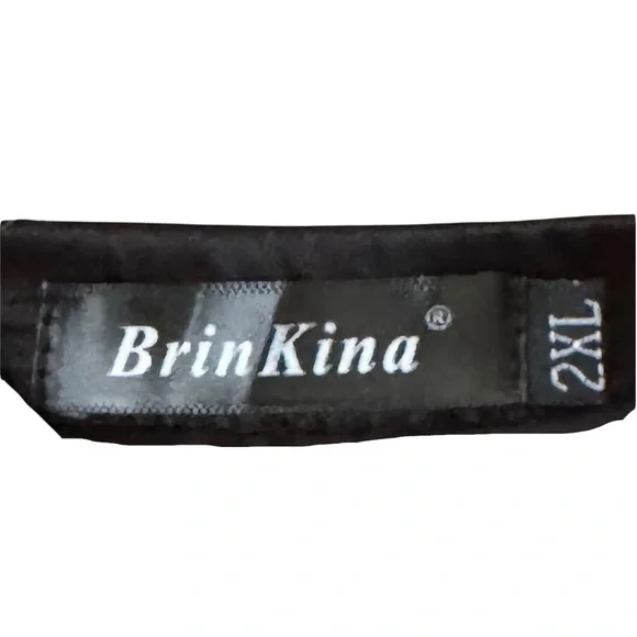 New! BrinKina Black Slip Skirt with Lace Trim. Women’s 2XL. Excellent Condition - Picture 7 of 8